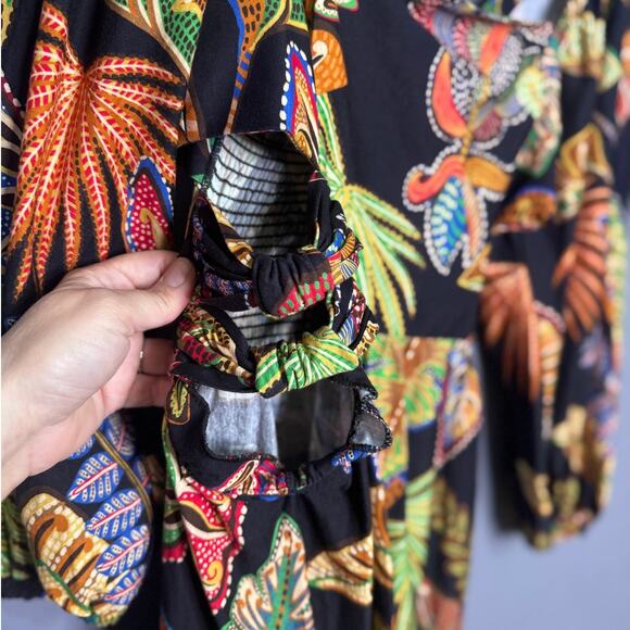 NWT FARM Rio Cool Foliage Maxi Dress Size GG RARE - Picture 4 of 7